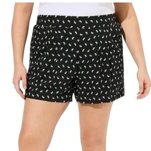 Torrid High Waist White and Blue Shorts